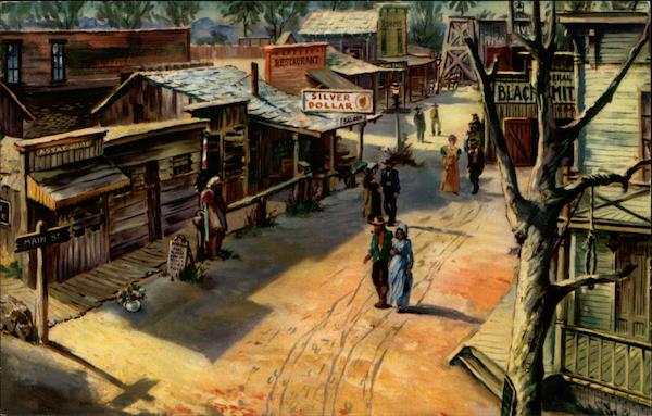 Ghost town street, Knotts Berry Farm Buena Park California