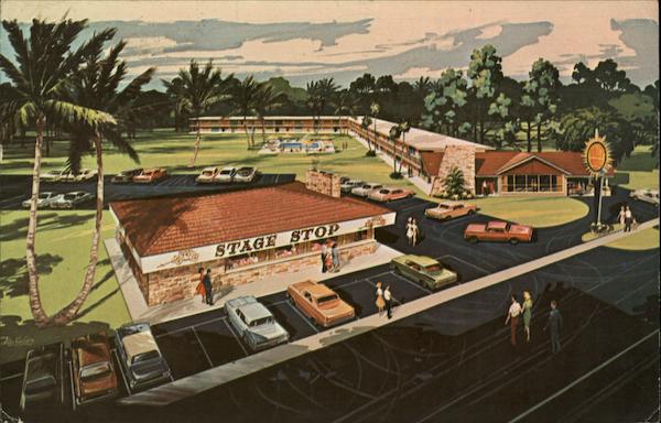 Quality Courts Motel - Stage Stop Restaurant Silver Springs Florida