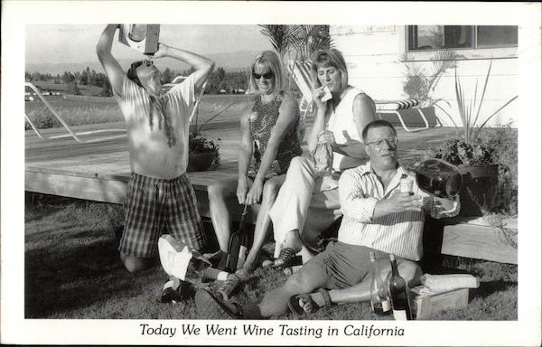 Today we Went Wine Tasting in California Napa Drinking