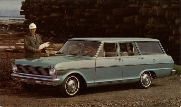 1965 Chevy II Nova 4-Door Station Wagon Cars