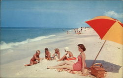 Miracle Strip Beach in Florida Postcard