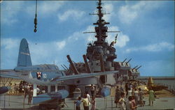 Battleship USS Alabama Postcard
