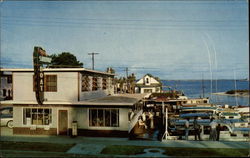 The Shrimp Boat Cafe and Smith's Yacht Basin Postcard