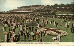 The Lawn, Flemington Racecourse Postcard