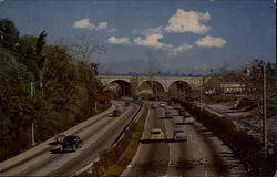 Arroyo Seco Freeway Postcard