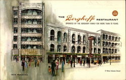 The Berghoff Restaurant, operated by the Berghoff Family for more than 70 years Chicago, IL Postcard Postcard