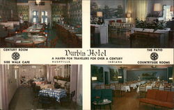 Durbin Hotel Rushville, IN Postcard Postcard