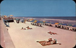 Sun Bathing Virginia Beach, VA Postcard Postcard