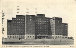 U.S. Veterans Administration Hospital, Indianapolis, Indiana Postcard