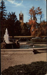 A view of the campus; Iowa State College Ames, IA Postcard Postcard