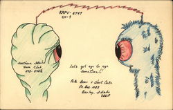 Aliens: KAPV-5747, CH-7 Burley, ID Postcard Postcard