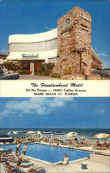 The Fountainhand Motel Miami Beach, FL Postcard Postcard