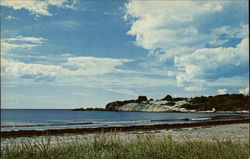 Purgatory Chasm Seascape Middletown, RI Postcard Postcard