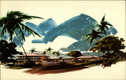 The Lihue Shopping Center, Kauai Postcard