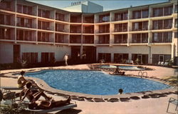 Orchid Island Hotel Pool Postcard