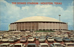 The Harris County Dome Stadium Houston, TX Postcard Postcard