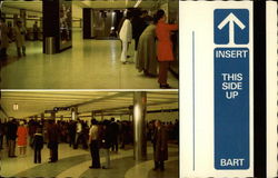 Bart's Modern Downtown Station Postcard