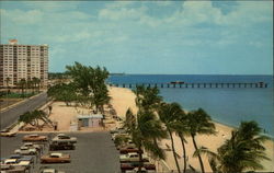 Coconut Palms on the Beach Pompano Beach, FL Postcard Postcard