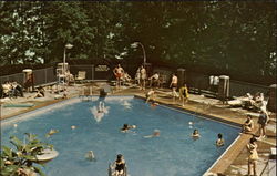Pool at Village Inn - Kentucky Dam Village State Park Gilbertsville, KY Postcard Postcard