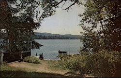 Camp Notre Dame, Lake Spofford Postcard