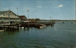 Beautiful view along the Bayfront Ocean City, NJ Postcard Postcard