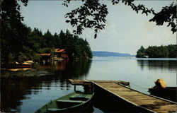 Tranquil River View Postcard