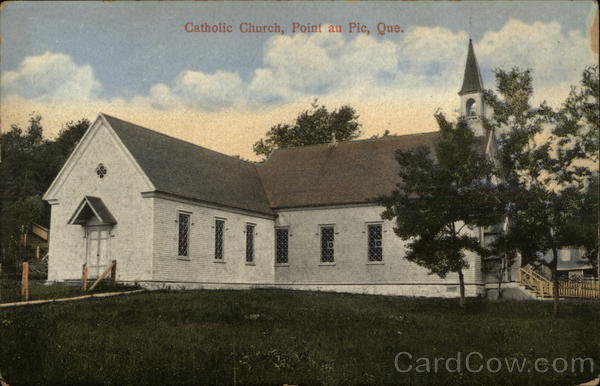 Catholic Church Point au Pic QC Canada Quebec