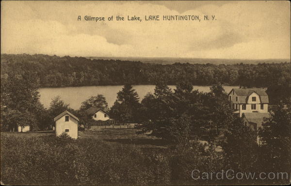 A Glimpse of the Lake Lake Huntington New York