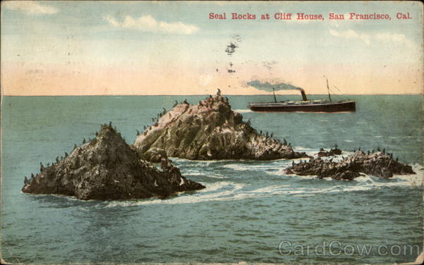 Seal Rocks at Cliff House San Francisco California