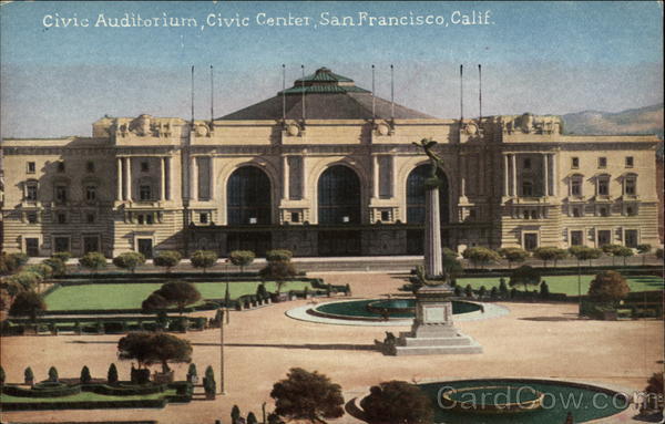 Civic Auditorium, Civic Center San Francisco California