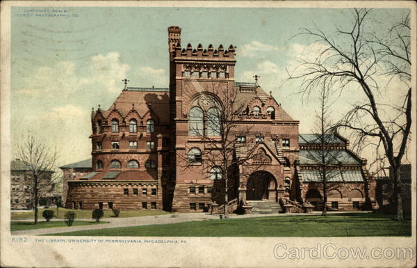 The Library, University of Pennsylvania Philadelphia