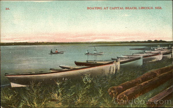 Boating at Capital Beach Lincoln Nebraska