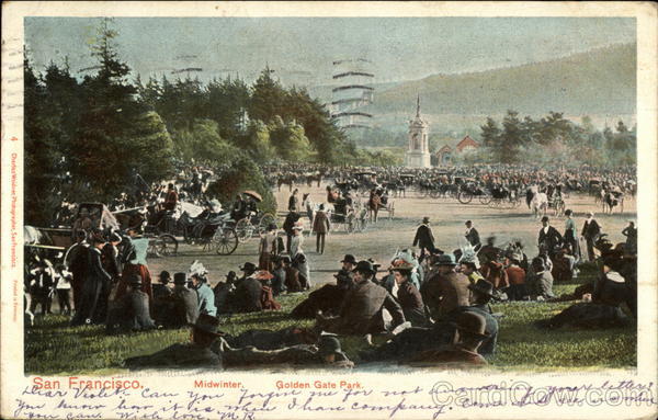 Midwinter, Golden Gate Park San Francisco California