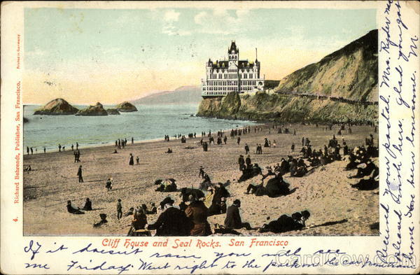 Cliff House and Seal Rocks San Francisco California