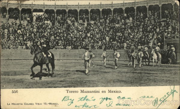 Torero Mazzantini en Mexico