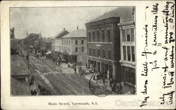 Main Street Yarmouth NS Canada Nova Scotia