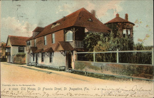 Old House, St. Francis Street St. Augustine Florida
