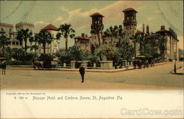 ALcazar Hotel and Cordova Annex St. Augustine Florida