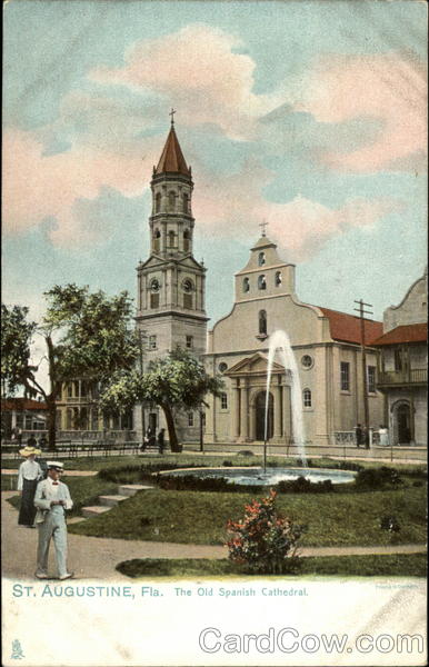The Old Spanish Cathedral St. Augustine Florida