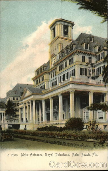 Main Entrance of Royal Poinciana Palm Beach Florida