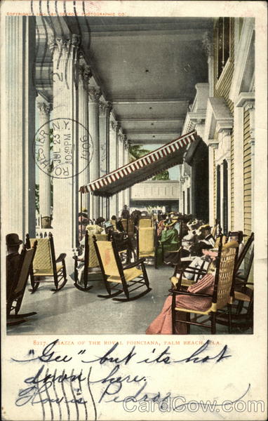 Piazza of the Royal Poinciana Palm Beach Florida