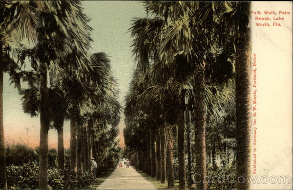Palm Walk, Palm Beach Lake Worth Florida