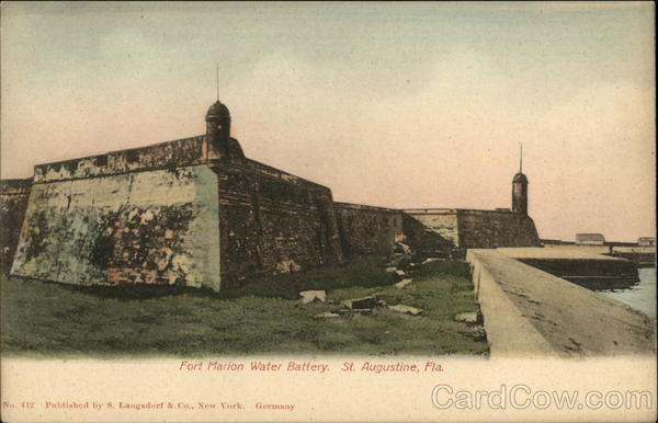 Fort Marion Water Battery St. Augustine Florida