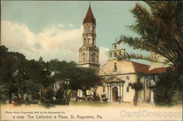 The Cathedral and Plaza St. Augustine Florida