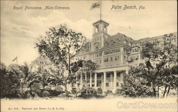 Royal Poinciana, Main Entrance Palm Beach Florida