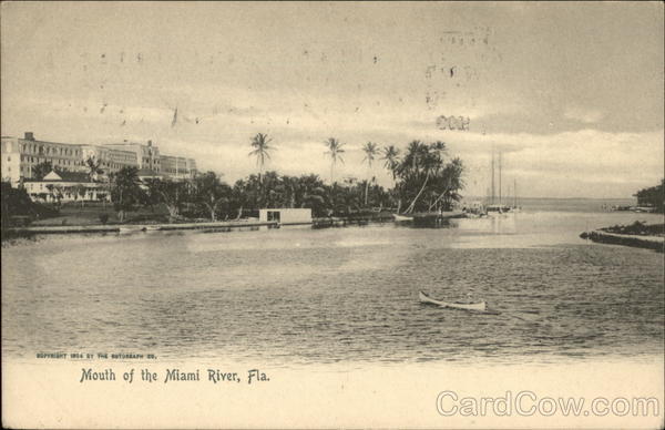 Mouth of the Miami River Florida