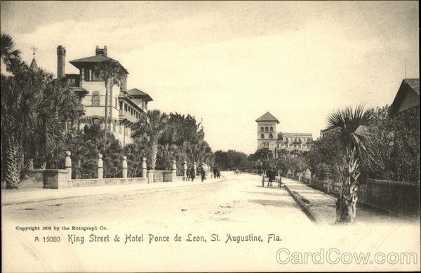 King Street & Hotel Ponce de Leon St. Augustine Florida