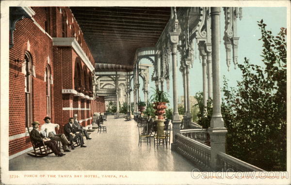 Porch of the Tampa Bay Hotel Florida