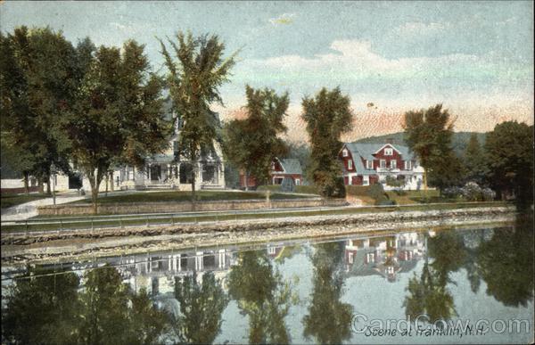 Scene at Franklin, N.H. New Hampshire