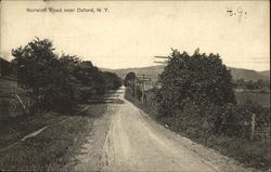 Norwich Road near Oxford New York Postcard Postcard